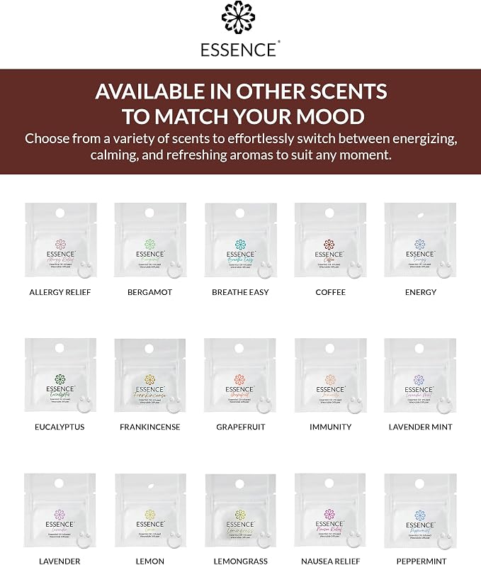 Essence Wearable Aromatherapy Nasal Diffuser – Coffee Essential Oil Nose Ring - Image 6