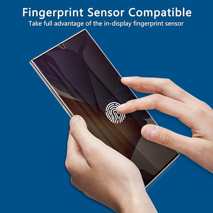LYWHL Anti-Spy Black Full Adhesive Flexible Film + Camera Lens Glass Protector - Image 3