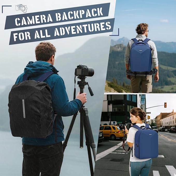 RAINSMORE Camera Backpack Hard Shell - Image 9