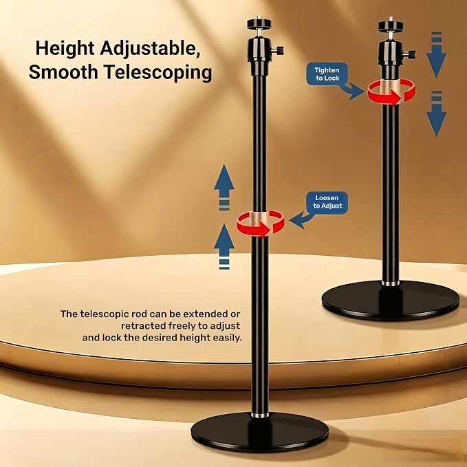 Black Adjustable CCTV Camera Mount Stand - Image 4
