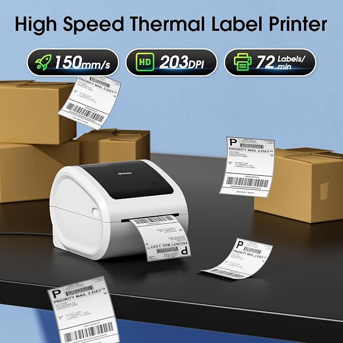 Bluetooth Shipping Label Printer 4x6 - Image 8