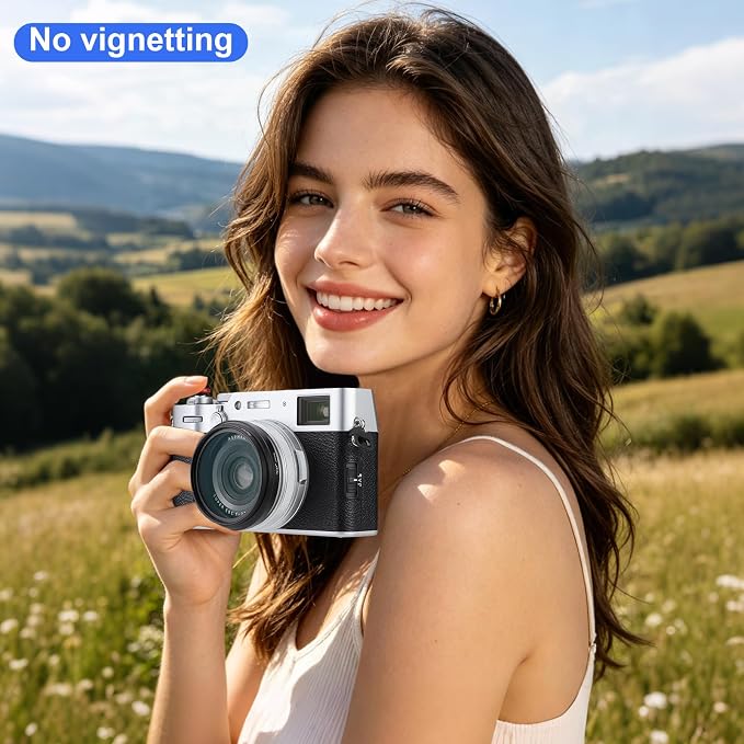 Haoge Lens Filter Adapter Ring for Fujifilm X100VI Fuji FinePix X100V Camera - Image 2