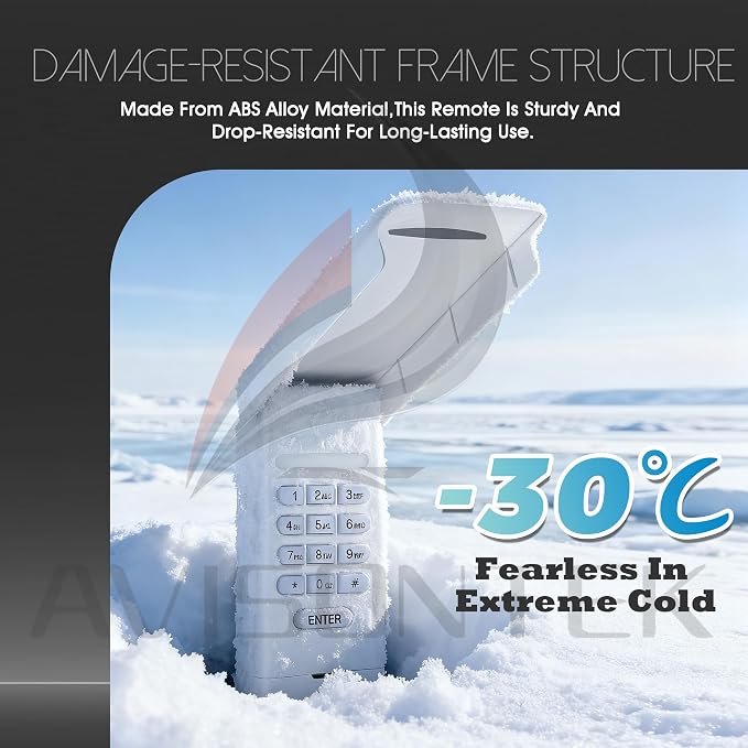 Avisontek for 300MHZ Multicode Gate Opener Keypad, 4200 420001 Wireless Keyless - Image 5