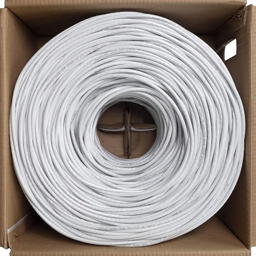 NavePoint Cat6, Solid Bulk Ethernet Cable, 23AWG 4 Pair, Unshielded Twisted Pair - Image 3