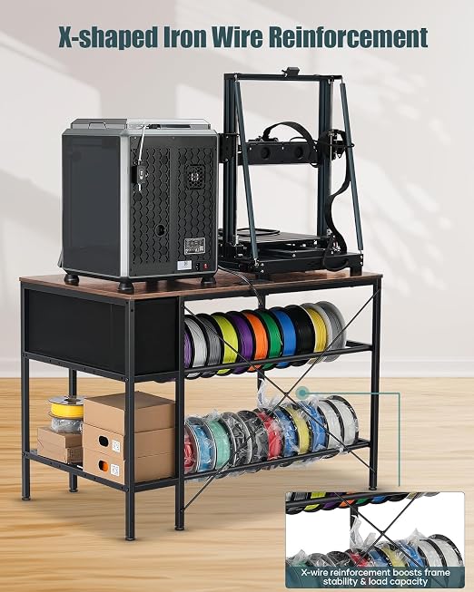 AHOWPD 3D Printer Table with Filaments Storage - Image 7