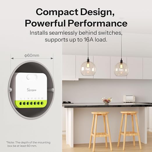 SONOFF MINI Duo 2-Channel Zigbee Smart Switch, Zigbee 3.0, 16A Total Load - Image 2