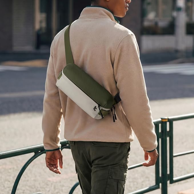 tomtoc Compact EDC Sling Bag 3L-10L, Minimalist Crossbody Bag Chest Shoulder - Image 3