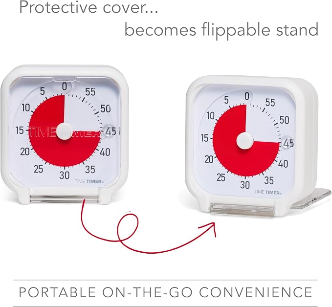 Time Timer 3 Inch Visual Timer – 60-Minute Quiet Portable Countdown Timer - Image 3