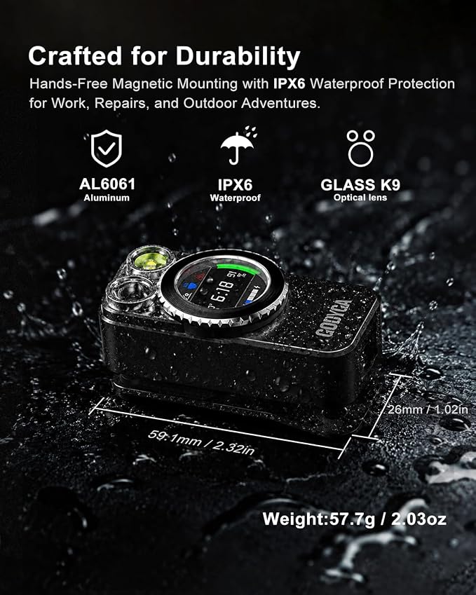 Godyga TorchEye UDA EDC Clip-On Flashlight - Image 7