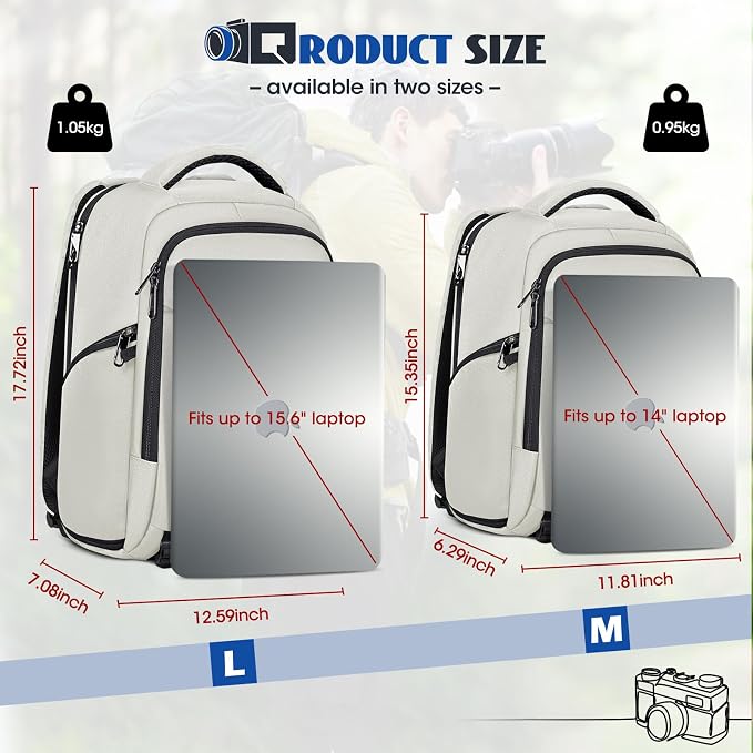 Camera Backpack Camera Bag for Photographers DSLR SLR Mirrorless Camera Cases - Image 9