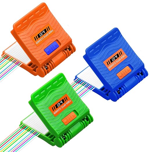 A-07 3PCS Equipped with 30 Replacement cores Fiber Optic Cleaning Wipe by FiberOpticTools
