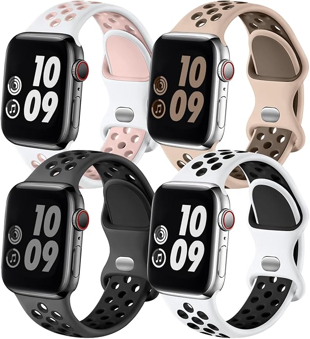 Adorve 4 Pack Sport Bands Compatible by Adorve