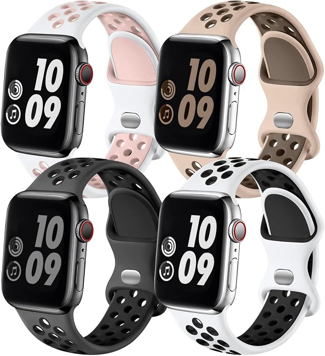 Adorve 4 Pack Sport Bands Compatible by Adorve