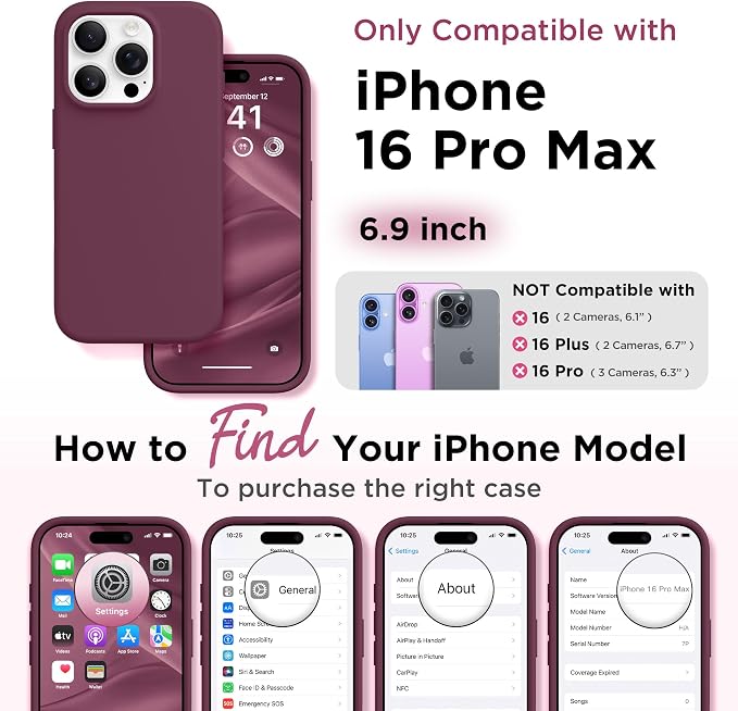 GolbinBox Magnetic for iPhone 16 Pro Max Case, Compatible - Image 2