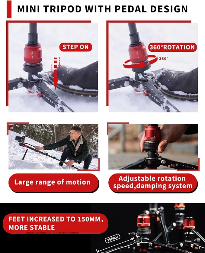 IFOOTAGE 71”Carbon Fiber Monopod - Image 2