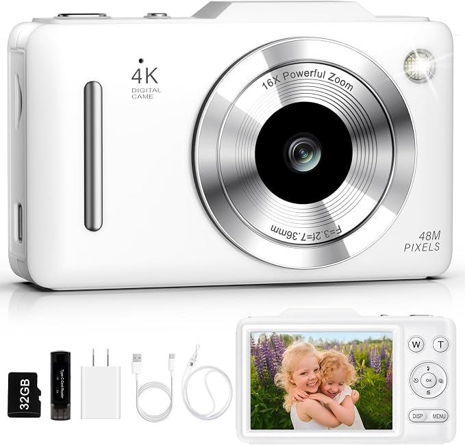 Digital Camera 4K Autofocus Vlogging Camera by QUIOF