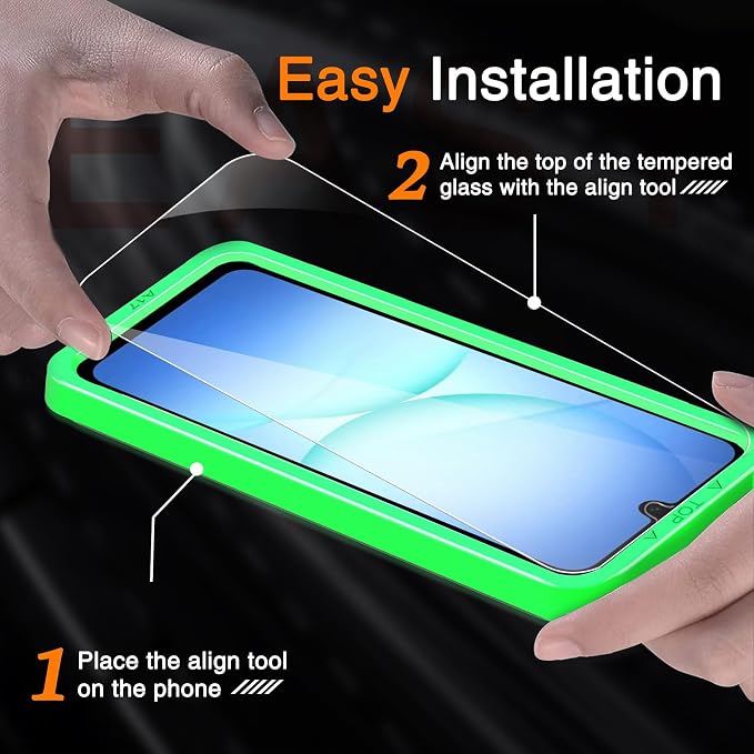 Wiaocit 3 Pack Tempered Glass Screen Protector - Image 2