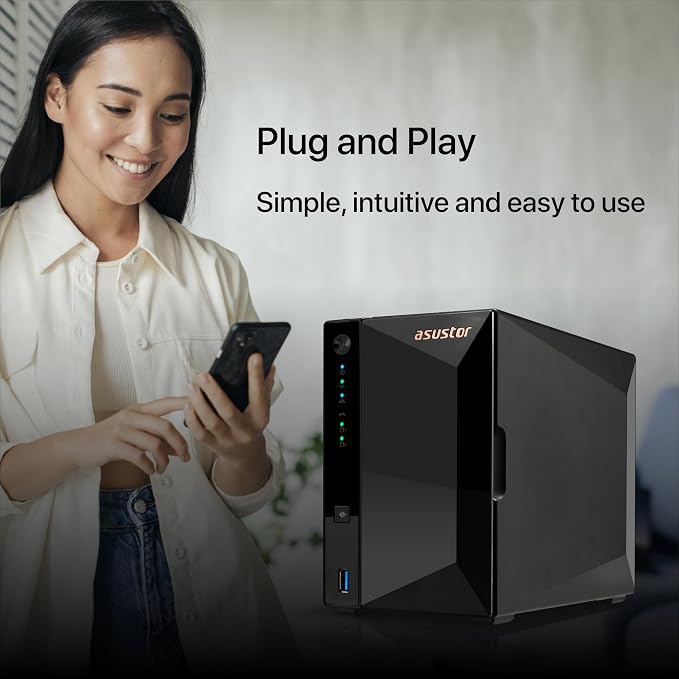 Asustor Drivestor 2 Pro Gen2 AS3302T v2, 2 Bay NAS, 1.7GHz Quad-Core, 2.5GbE - Image 6