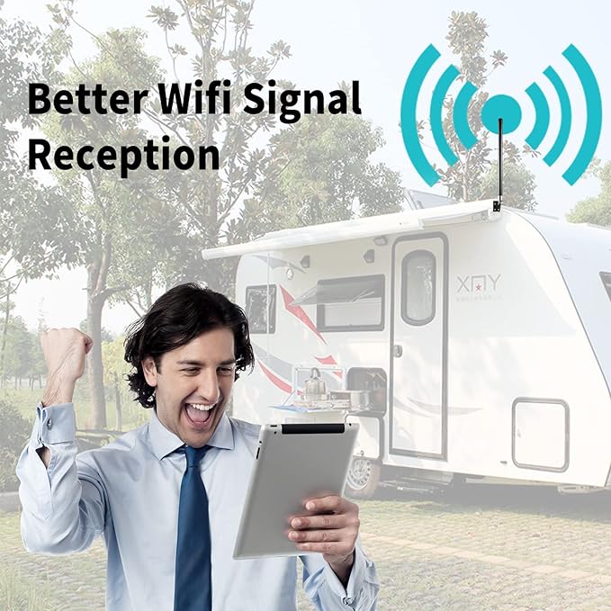 10dBi Long Range Dual Band WiFi 2.4GHz 5GHz Fiberglass Antenna - Image 4