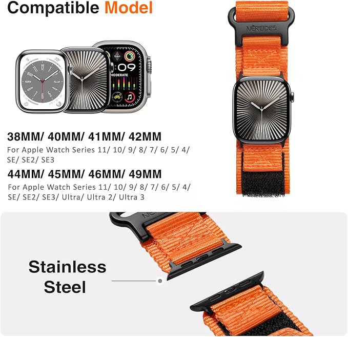 Nereides Compatible with Apple Watch Series 10 Band Series - Image 4