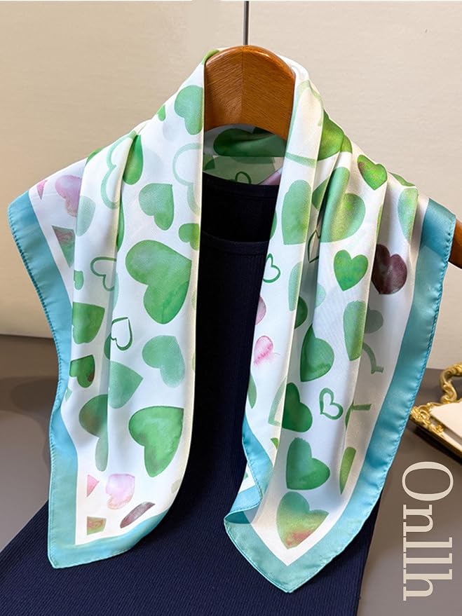 Silky Scarf for Women Lightweight Satin Bandanas Neck Hair Wrap For Sleeping - Image 3