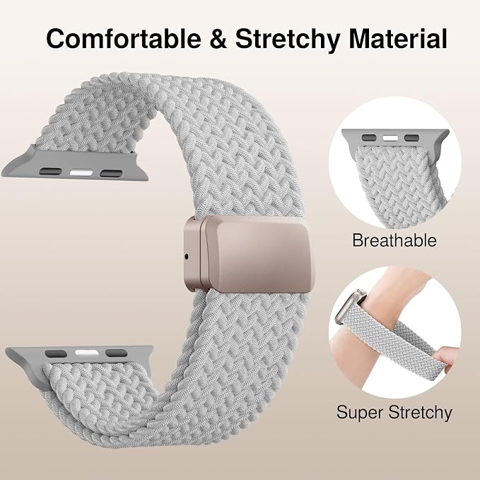 Braided Stretchy Band Compatible - Image 3