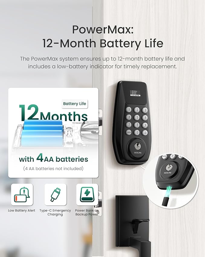 DESLOC C100 Keyless Entry Door Lock - Image 5