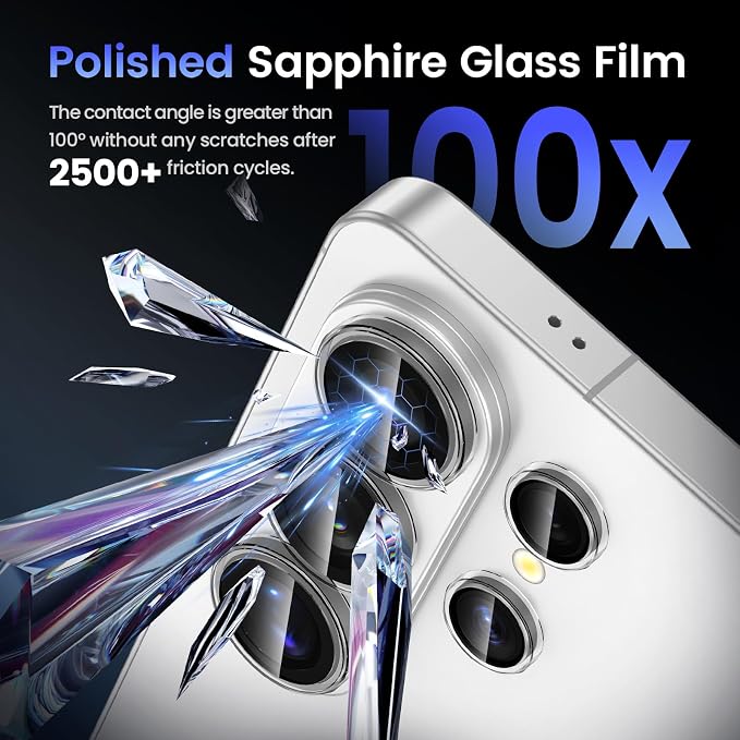Tensea (3+2PCS Compatible with Samsung Galaxy S26 Ultra Camera Lens Protector - Image 6