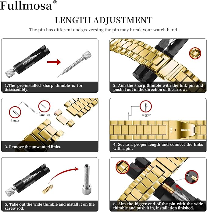 Fullmosa Metal Band Compatible - Image 5