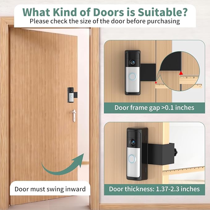 SENLEG Anti-Theft Video Doorbell Mount - Image 4