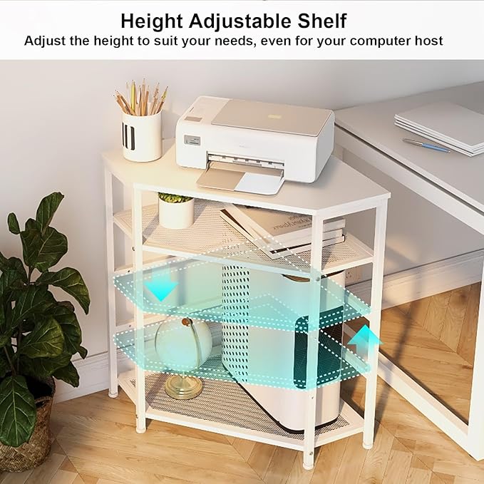 VEDECASA Corner Printer Stand Table - Image 3