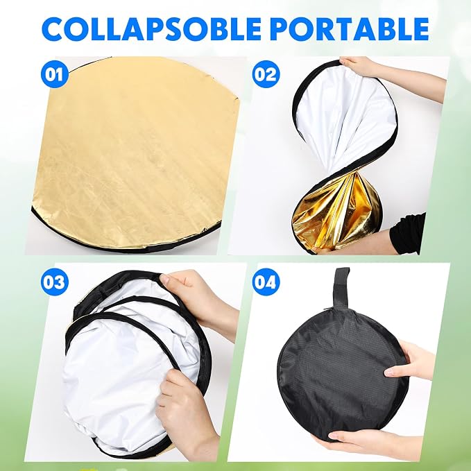 Yuntau Photography Reflector 5 in 1 Light Reflectors - Image 4