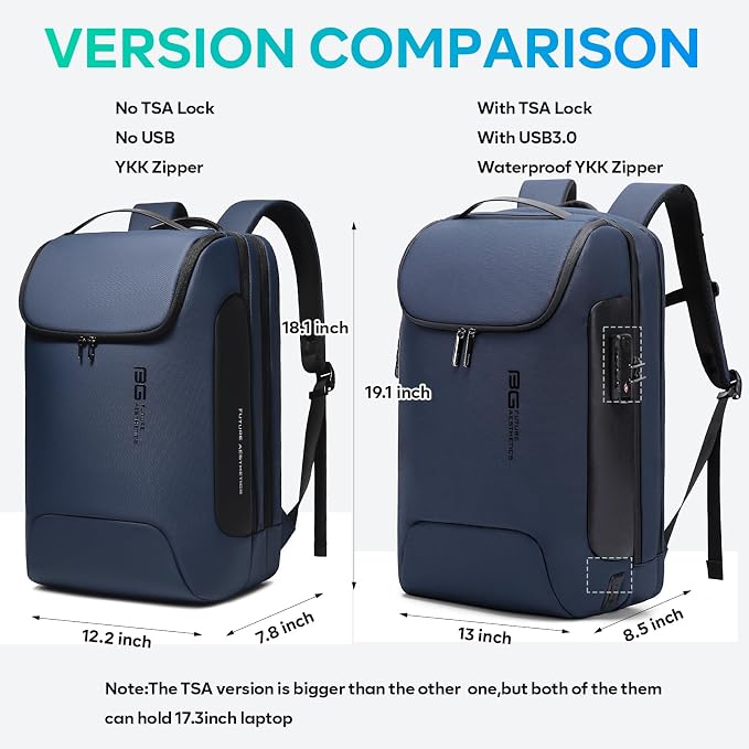 BANGE Laptop Backpack for 17.3Inch Notebook, Waterproof Travel Backpacks - Image 6