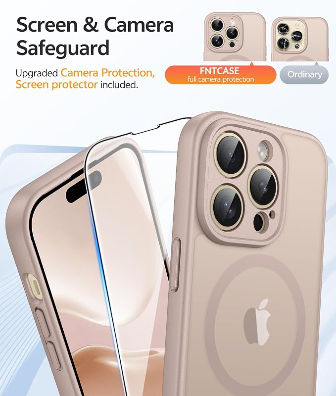 FNTCASE for iPhone 14 Pro Case: Translucent Matte Cases - Image 4