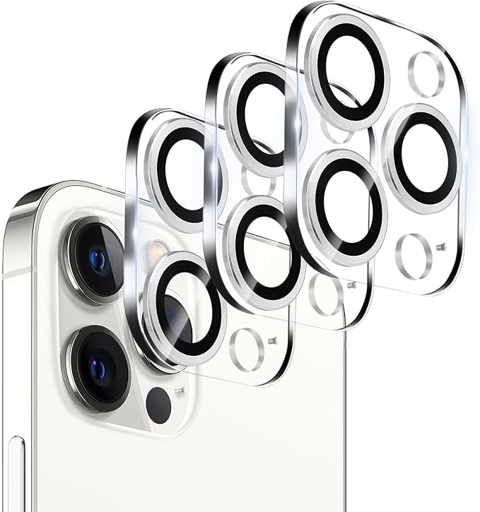 Dengduoduo 3 Pack Tempered Glass Camera Lens Protector by Dengduoduo