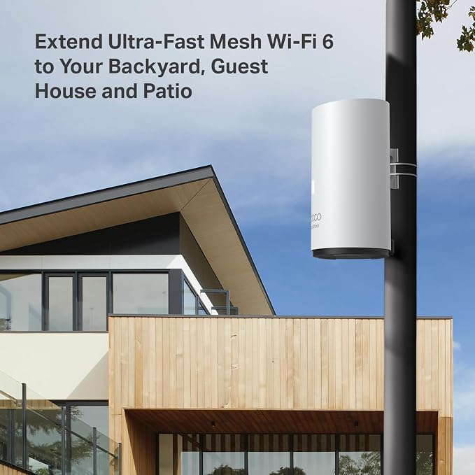 TP-Link Deco Outdoor WiFi – AX3000 Dual Band WiFi 6, Dual Gigabit Ports - Image 9