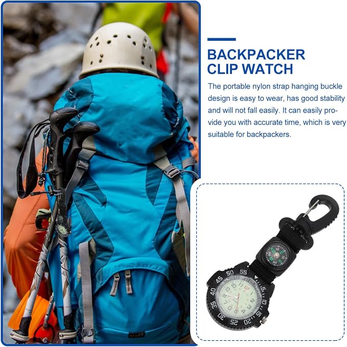 Hemobllo Carabiner Pocket Watch - Image 6