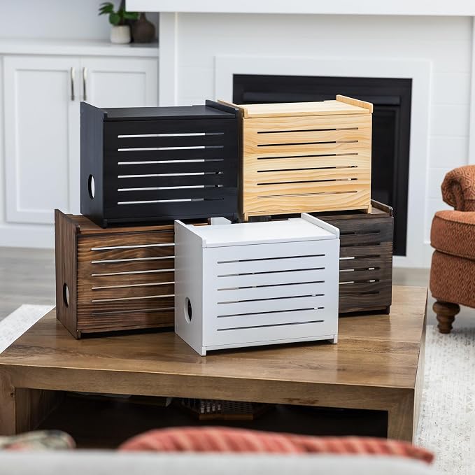 Wooden WiFi Router Storage Box - Image 9
