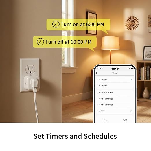 Minoston Z-Wave Outlet Dimmer, 800 Series Z-Wave Smart Plug, Z-Wave Hub Required - Image 3