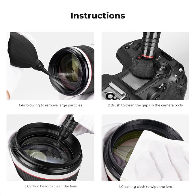 K&F CONCEPT 4-in-1 Camera Lens Cleaning Kit - Image 7