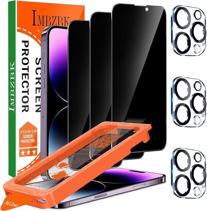IMBZBK 3 Pack Privacy Screen Protector by IMBZBK