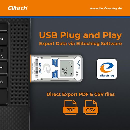 Elitech USB Digital Temperature Humidity Data Logger - Image 5