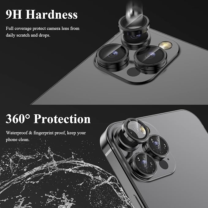 YWXTW Designed for iPhone 14 Pro Max Camera Lens Protector, for iPhone 14 Pro - Image 3