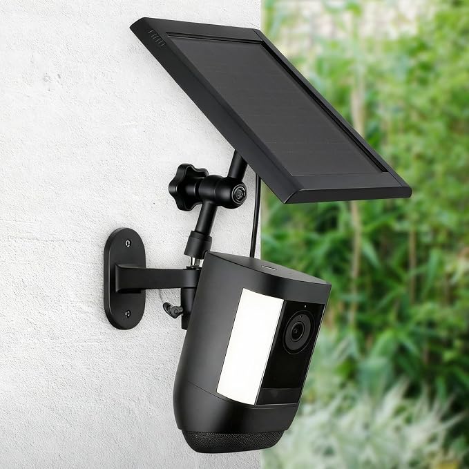 2-in-1 Wall Mount for Ring Solar Panel, Ring Stick Up Cam Battery, Spotlight - Image 6