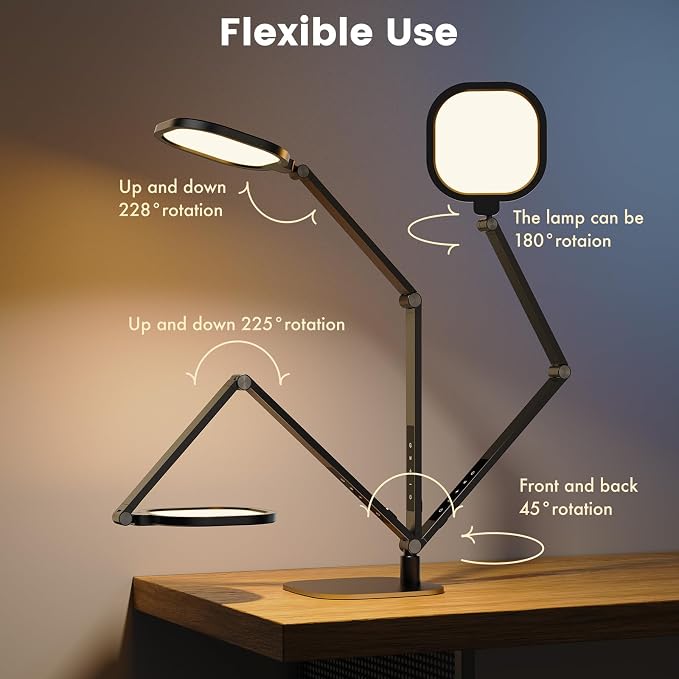 Desk Lamp for Home Office, 1200LM Computer Zoom Lighting - Image 4