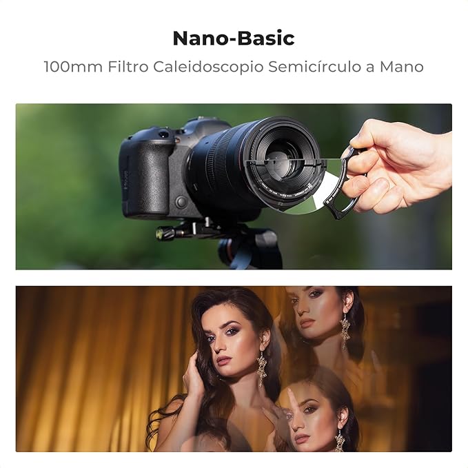 K&F CONCEPT 100mm Handheld Subtle Kaleidoscope Filter, Special Effects Filter - Image 2