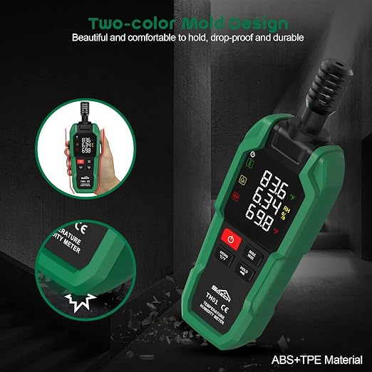 Temperature Humidity Meter, SQECH Digital Hygrometer - Image 4