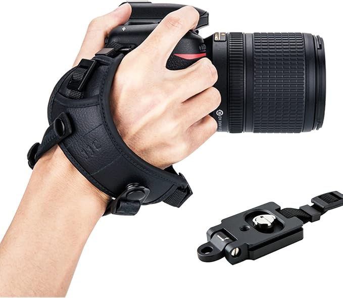 Camera Wrist Hand Strap Grip for Leica Q3 43 Nikon ZR Z50II Z5II Z f Zf Z9 Z30 by JJC