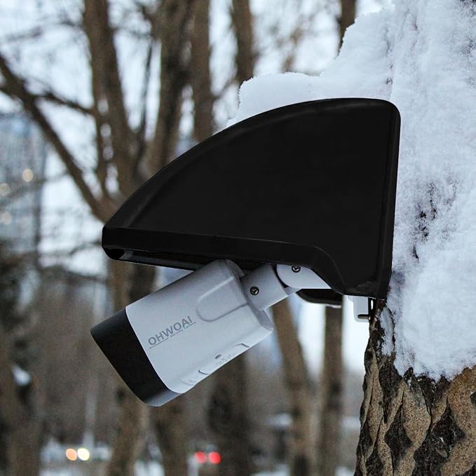 Universal Sun Rain Cover Shield, Backup Camera Shield, Surveillance Camera Cover - Image 2