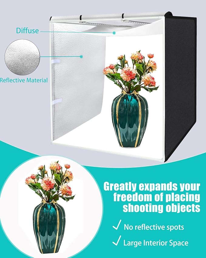 Light Box Photography, PULUZ 31'' Portable Photo Studio Light Box - Image 4